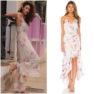 YUMI KIM Meadow Wrap Maxi Dress - Dutch Roses Ivory